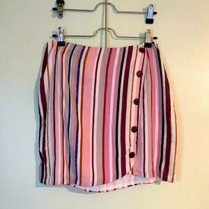 Altar’d State Striped Mini Skirt